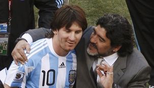 Diego Maradona y Lionel Messi fueron el centro de una subasta exclusiva en Estados Unidos.