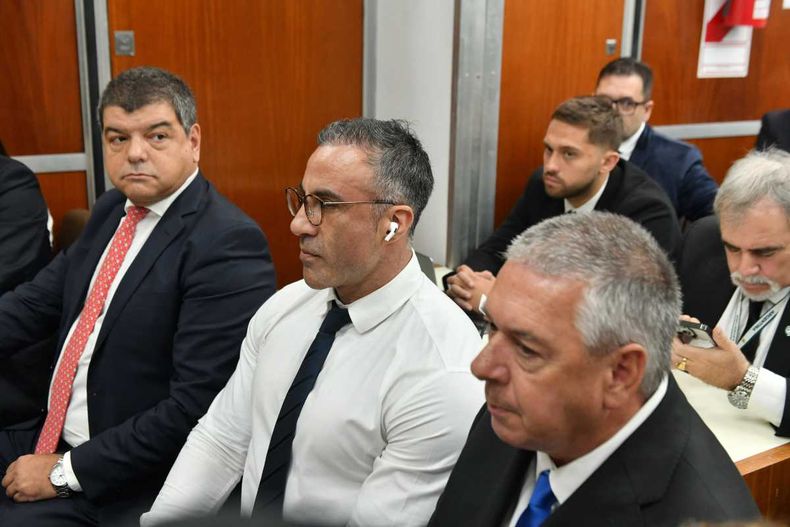 Leopoldo Luque en el juicio por la muerte de Diego Maradona. 
