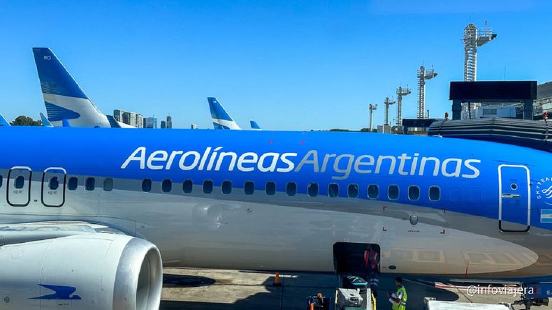 El último tramo del viaje, Roma-Buenos Aires, estará a cargo de Aerolíneas Argentinas.