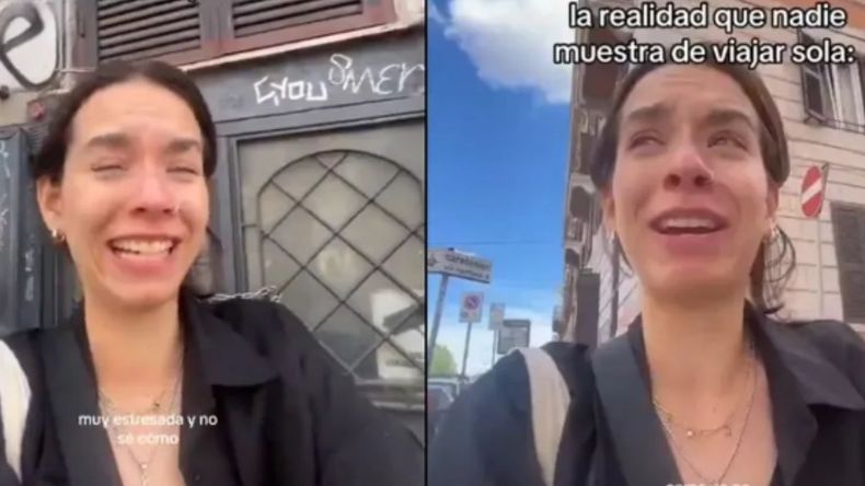 Viajó sola a Estados Unidos y rompió en llanto: Dijeron que sería maravilloso.