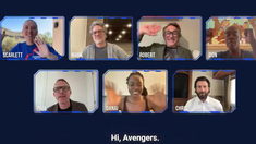 Los Avengers mostraron su apoyo a la vicepresidenta. Los Avengers mostraron su apoyo a la vicepresidenta.