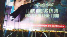 Carteles de campaña del gobernador Axel Kicillof y el precandidato a intendente Julio Alak aparecieron vandalizados en La Plata.