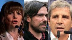 Patricia Bullrich, Nicolás del Caño y Luis Caputo. Patricia Bullrich, Nicolás del Caño y Luis Caputo.