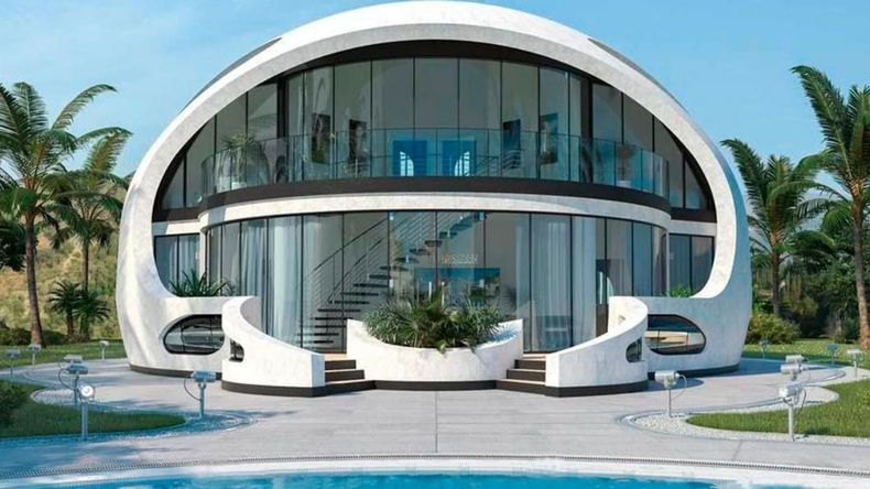 Viviendas flotantes, construcciones elevadas y tecnología completamente integrada son algunas de las características que la inteligencia artificial proyecta para el hogar humano dentro de dos siglos. 