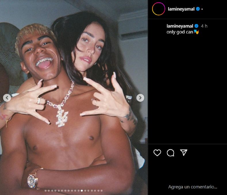 Lamine Yamal se mostró junto a Nicki Nicole, su flamante pareja.