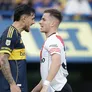 Leandro Paredes y Giuliano Galoppo en el último Superclásico. Leandro Paredes y Giuliano Galoppo en el último Superclásico.