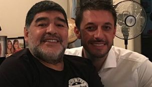 Diego Maradona y Matías Morla.