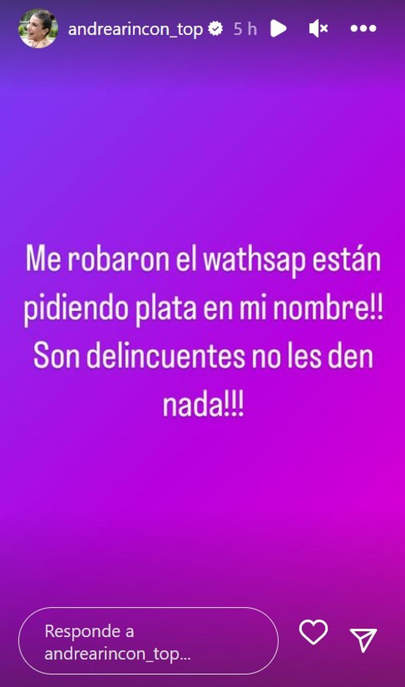 La historia que publicó Andrea Rincón.