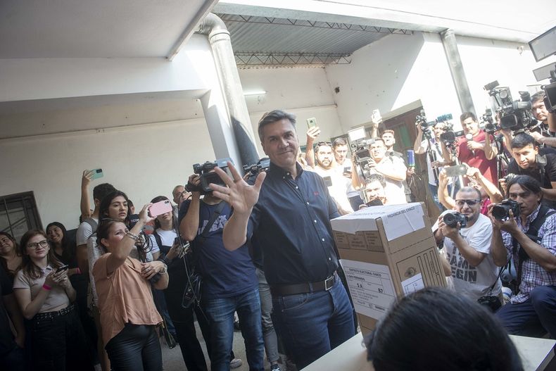 Leandro Zdero, el candidato por Juntos por el Cambio.