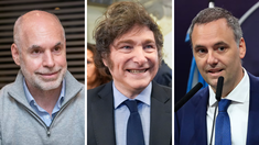 Milei, Larreta y Adorni se manifestaron tras la marcha.