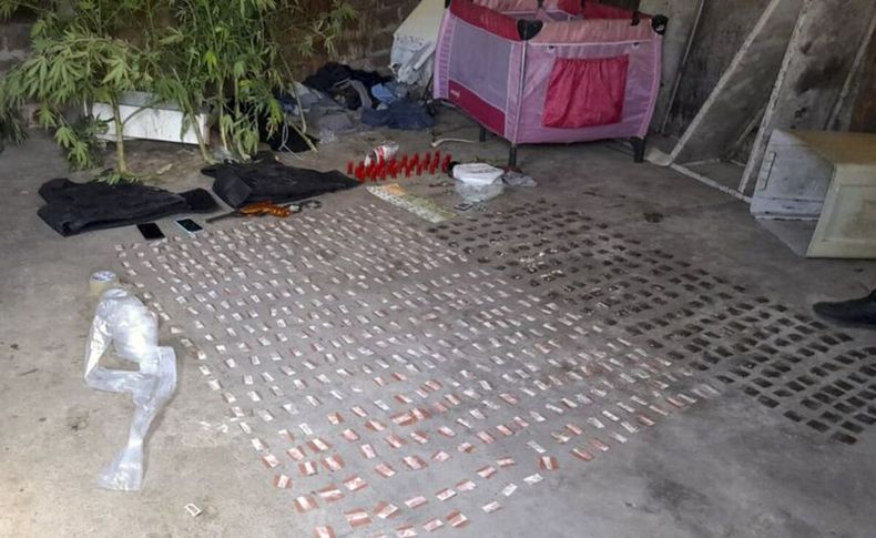 Droga secuestrada en el procedimiento.