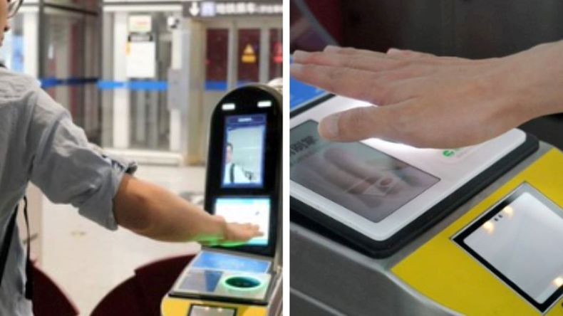 En la capital china ya se puede entrar al metro usando la palma de la mano como identificador.