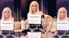 Susana Giménez se sumó a la campaña #NiUnaMenos Susana Giménez se sumó a la campaña #NiUnaMenos