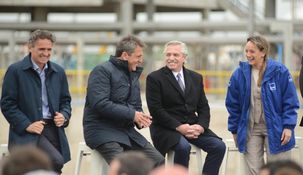 Sergio Massa estuvo junto a Alberto Fernández, Malena Galmarini y Gabriel Katopodis.