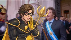 General Ancap en el video de presentación de las cuentas en inglés de Javier Milei.