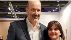 Sturzenegger junto a su esposa, María Josefina Rouillet.