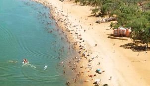 Las hermosas playas al norte de Gualeguaychú.