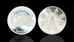 El BCRA emitió 2.500 ejemplares de esta nueva moneda conmemorativa acuñada en plata 925. El BCRA emitió 2.500 ejemplares de esta nueva moneda conmemorativa acuñada en plata 925.