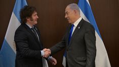 Netanyahu y Milei durante su último encuentro en Israel.