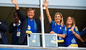 Luciendo la camiseta de Curazao, la reina Máxica estuvo en el estadio de Kansas en lo que fue el 0 a 0 ante Ecuador.