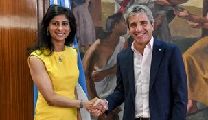 Gita Gopinath, del FMI, confirmó avances en un nuevo acuerdo con el Gobierno.&nbsp;&nbsp;