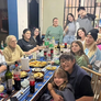 Wanda Nara, Francesca e Isabella con la familia Icardi en Rosario. Wanda Nara, Francesca e Isabella con la familia Icardi en Rosario.