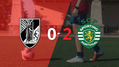 en casa, vitoria guimaraes perdio 2-0 frente a sporting lisboa en casa, vitoria guimaraes perdio 2-0 frente a sporting lisboa