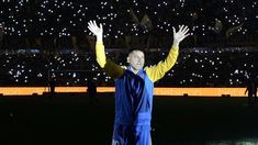 Riquelme agradeció el cariño de la gente. Riquelme agradeció el cariño de la gente.