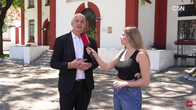 Horacio Pietragalla dialogó con C5N en el predio de la Ex-ESMA