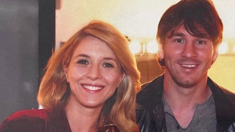 Carla Peterson compartió la foto que guardaba con el campeón.