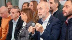 Larreta y Bullrich, enfrentados. Larreta y Bullrich, enfrentados.