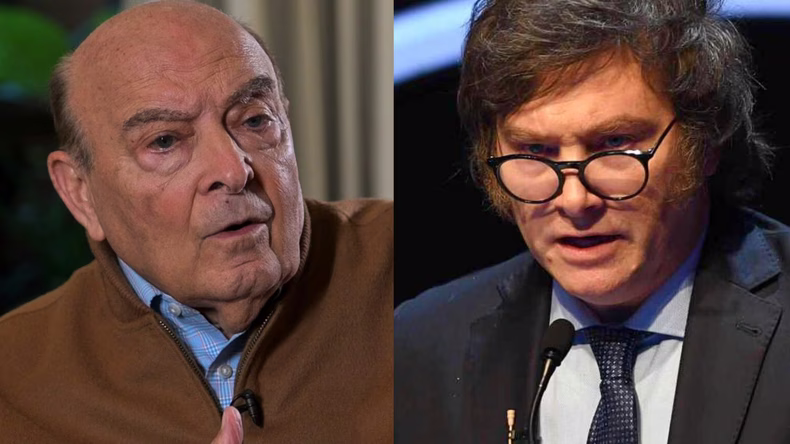 Domingo Cavallo y Javier Milei.