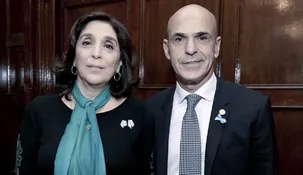 Silvia Majdalani y Gustavo Arribas.