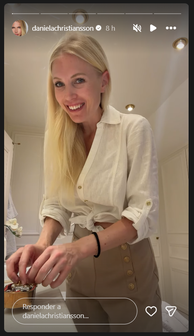Daniela Christiansson habló sobre el partido de Suiza y Argentina en Instagram.