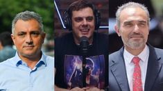 Sebastián Pareja, el Gordo Dan y Lule Menem.