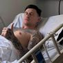 Adam Bareiro, tras la operación.&nbsp;