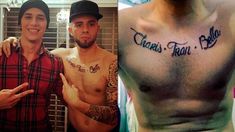 Matías Defederico se tatuó los nombres de sus hijas en el pecho: Para siempre conmigo Matías Defederico se tatuó los nombres de sus hijas en el pecho: Para siempre conmigo