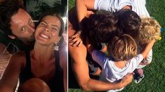 Benjamín Vicuña junto a sus hijos y la China Suárez Benjamín Vicuña junto a sus hijos y la China Suárez