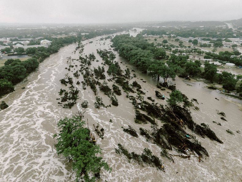 Las consecuencias de las inundaciones fueron devastadoras en Texas.