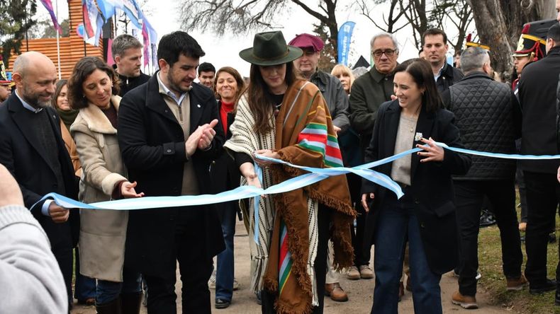 La vicepresidenta de la Nación inauguró la Expo Venado 2026.