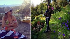 Las fotos de Celeste Cid con Michel Noher y Antón en Bariloche Las fotos de Celeste Cid con Michel Noher y Antón en Bariloche