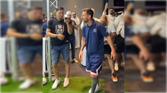 Messi tuvo un difícil desafío en Qatar: patearle un penal a un arquero robot. Messi tuvo un difícil desafío en Qatar: patearle un penal a un arquero robot.