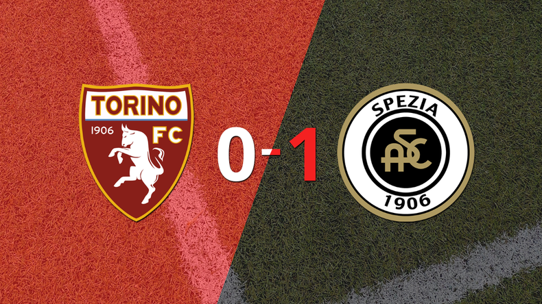 Spezia ganó por la mínima en su visita a Torino