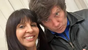 Villaverde junto a Milei.&nbsp;