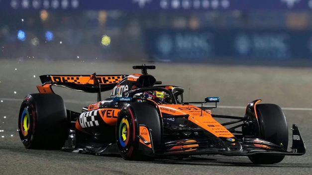 Tras liderar las prácticas libres, Mclaren con Oscar Piastri logró la pole en Bahréin.