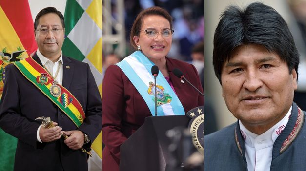 Luis Arce, Xiomara Castro y Evo Morales, algunos de los líderes latinoamericanos que apoyaron a Cristina.