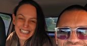 Bam Bam sorprendió a una pasajera y ella decidió registrar el momento.
