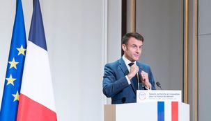 Emmanuel Macron, presidente de Francia.
