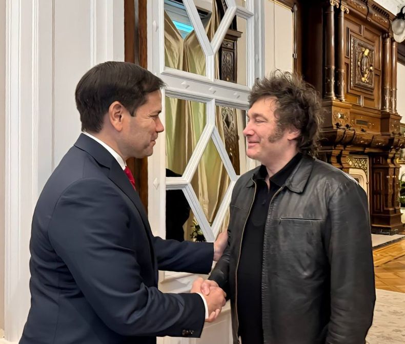 Marc Rubio y Javier Milei