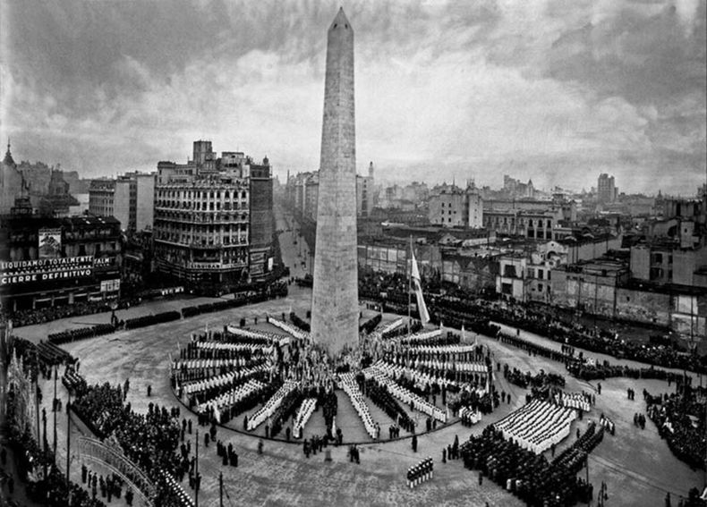 El Obelisco cumple 86 años: cómo era cuando se inauguró